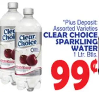 Bravo Supermarkets CLEAR CHOICE SPARKLING WATER offer