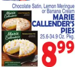 Bravo Supermarkets MARIE CALLENDER'S PIES offer