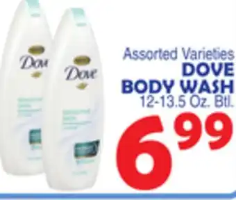 Bravo Supermarkets DOVE BODY WASH offer