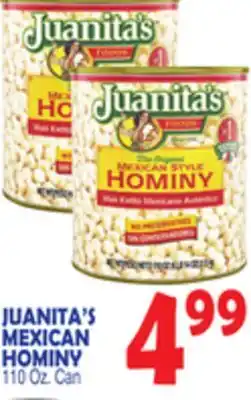 Bravo Supermarkets JUANITA'S MEXICAN HOMINY offer