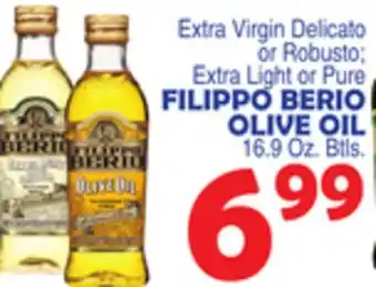 Bravo Supermarkets FILIPPO BERIO OLIVE OIL offer