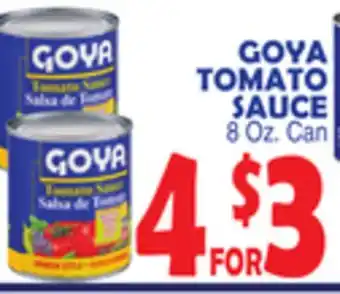 Bravo Supermarkets GOYA TOMATO SAUCE offer