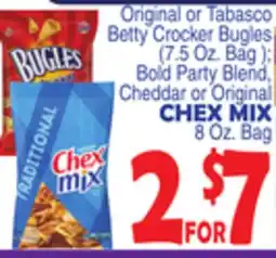 Bravo Supermarkets CHEX MIX 8 Oz. Bag offer