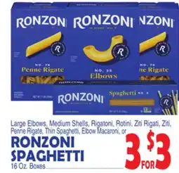 Bravo Supermarkets RONZONI SPAGHETTI offer