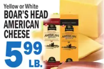Bravo Supermarkets BOAR'S HEAD AMERICAN CHEESE offer