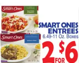 Bravo Supermarkets SMART ONES ENTREES offer