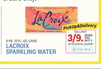 Kings Food Markets LACROIX SPARKLING WATER offer