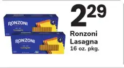 ACME Ronzoni Lasagna offer