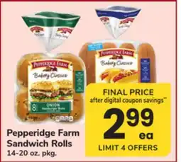 ACME Pepperidge Farm Sandwich Rolls offer
