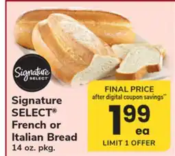 ACME Signature SELECT French or Italian Bread offer