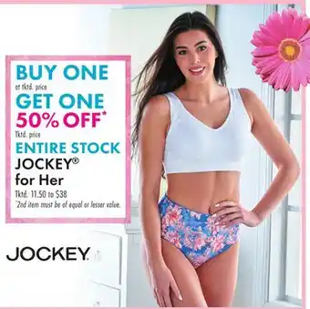 Boscov's ENTIRE STOCK JOCKEY for Her offer
