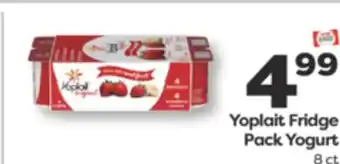 Weis Markets Yoplait Fridge Pack Yogurt offer
