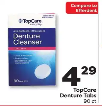 Weis Markets TopCare Denture Tabs offer