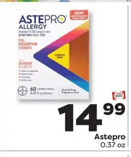 Weis Markets Astepro offer