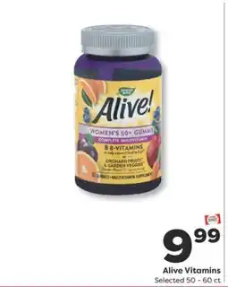 Weis Markets Alive Vitamins offer