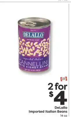 Weis Markets DeLallo Imported Italian Beans offer