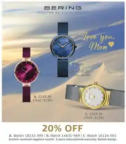 Boscov's Bering offer