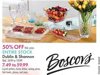 Boscov's ENTIRE STOCK Dublin & Shannon offer