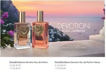 Boscov's Devotion by Dolce & Gabbana offer