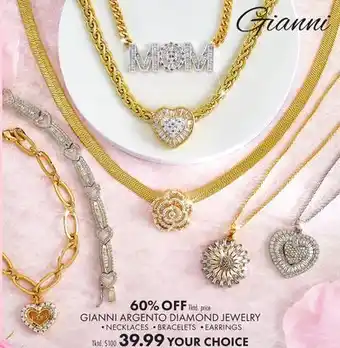 Boscov's GIANNI ARGENTO DIAMOND JEWELRY offer