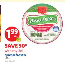 Lidl queso fresco offer