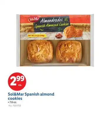Lidl Sol & Mar Spanish almond cookies offer