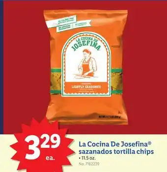 Lidl La Cocina De Josefina sazanados tortilla chips offer