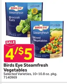 Stop&Shop Birds Eye Steamfresh Vegetables offer