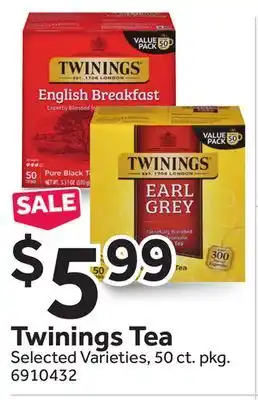 Stop&Shop Twinings Tea offer