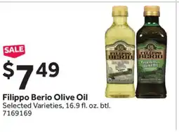 Stop&Shop Filippo Berio Olive Oil offer