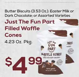 DeCicco & Sons Just The Fun Part Filled Waffle Cones offer