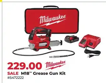 Runnings M18 Grease Gun Kit offer
