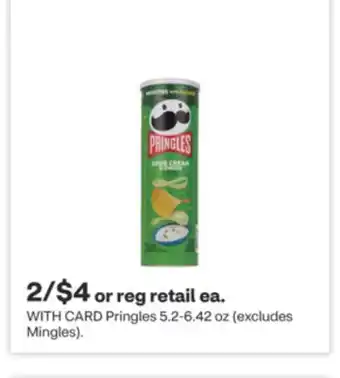 CVS Pringles 5.2-6.42 oz offer