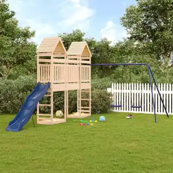 Walmart vidaXL Outdoor Playset Solid Wood Pine offer