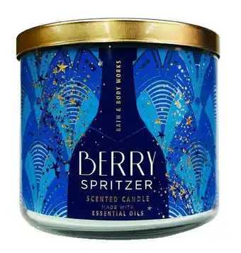 Walmart Bath & Body Works Berry Spritzer 3-Wick Scented Candle offer