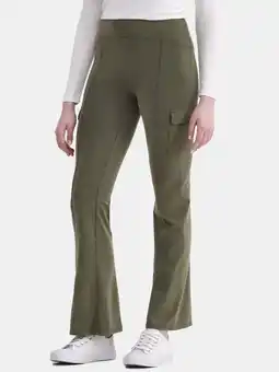 Walmart No Boundaries Mineral Wash Flare Cargo Pants, Women's and Women's Plus offer