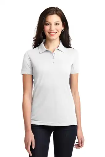 Walmart DISCONTINUED Port Authority Ladies 5-in-1 Performance Pique Polo. L567 offer