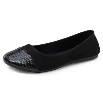 Walmart Alpine Swiss Kelly Cap Toe Ballet Flats Two Tone Comfortable Slip On Flat Shoes offer