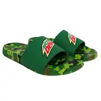 Walmart Men's Mountain Dew Soccer Slide offer