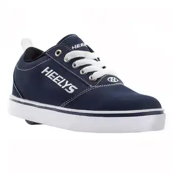 Walmart HEELYS Kids Pro 20 Wheeled Shoe Navy Canvas Lace Closure Size 3 HE100758H offer