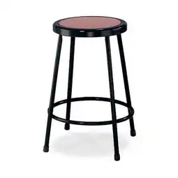 Walmart Interion 24H Steel Work Stool with Hardboard Seat - Backless - Black - Pack of offer