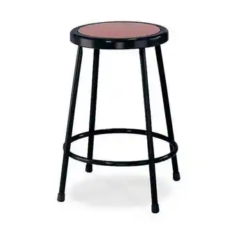 Walmart Interion 24H Steel Work Stool with Hardboard Seat - Backless - Black - Pack of offer