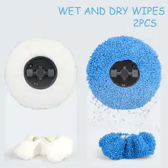 Walmart Kiplyki Wholesale Floor Sweeping Robot Dry And Wet Towel 2pc For Cleaning Home Wipe Alternately offer