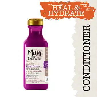 Walmart Maui Moisture Heal & Hydrate + Shea Butter Repairing Conditioner with Coconut Oil, 13 fl oz offer