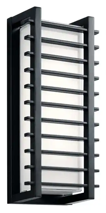 Walmart Kichler Lighting - LED Outdoor Wall Mount - Outdoor Wall - Medium - Rockbridge offer