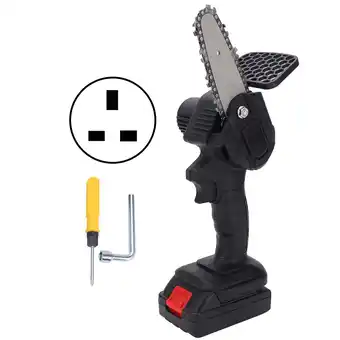 Walmart Portable, One-Handed Trimming Electric Chainsaw with Brush, AC100-240V, UK Plug 4-Inch Mini Hand Saw offer
