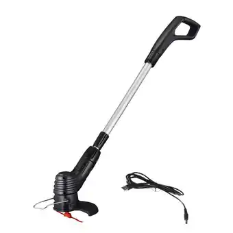 Walmart Rechargeable Grass Edger for Effortless Garden Weed Control Powerful Cordless Lawn Trimmer offer