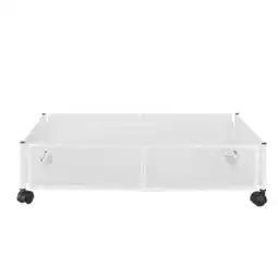 Walmart Large (1 piece in white) Dragonfly Flower Underbed Storage Cart Product size 595*595*158mm offer