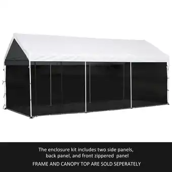 Walmart Black Screen House Enclosure Kit for the MaxAP 10 ft. x 20 ft. (Frame and Canopy Sold Separately) offer