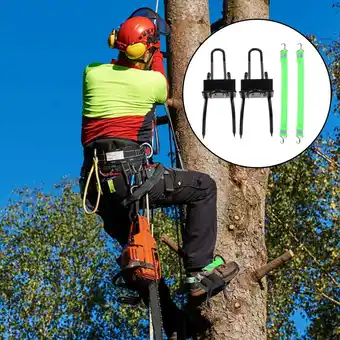 Walmart Stri Carbon Steel Tree Climbing Tool Claw Style Non-Slip Pole Climbing Spikes Shoes offer